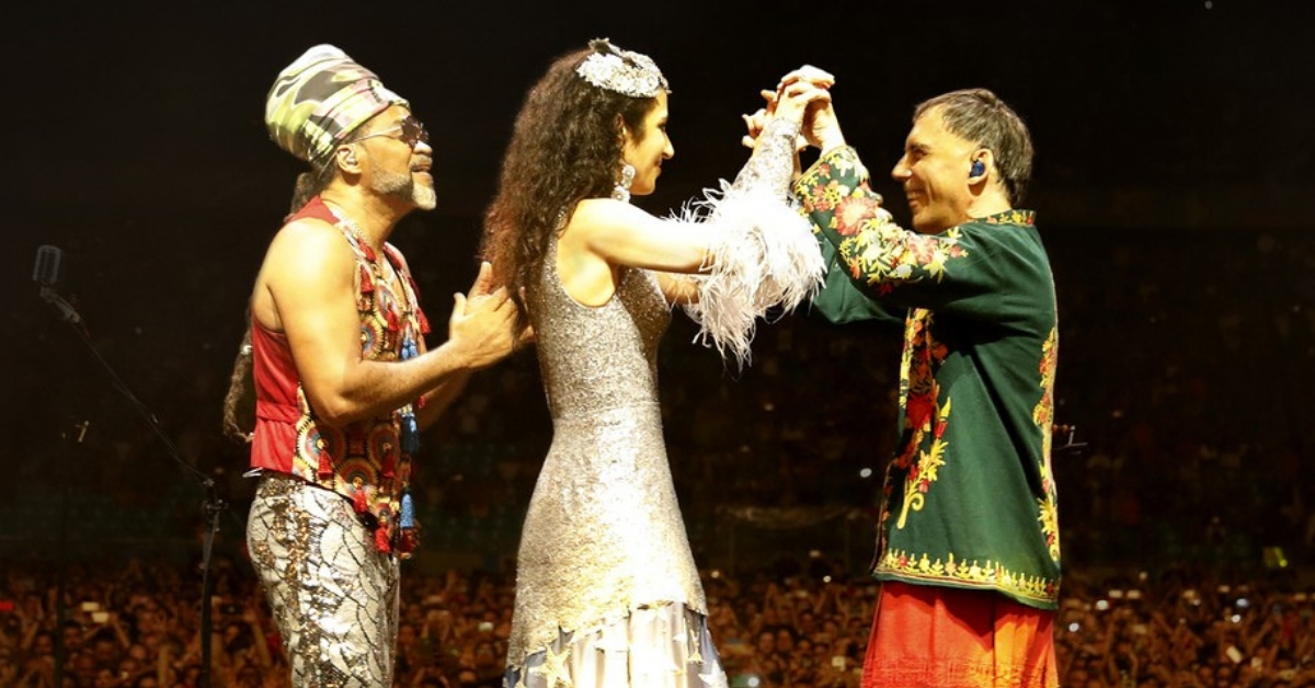 Álbum gravado ao vivo para 45 mil pessoas de Tribalistas é lançado nas plataformas digitais