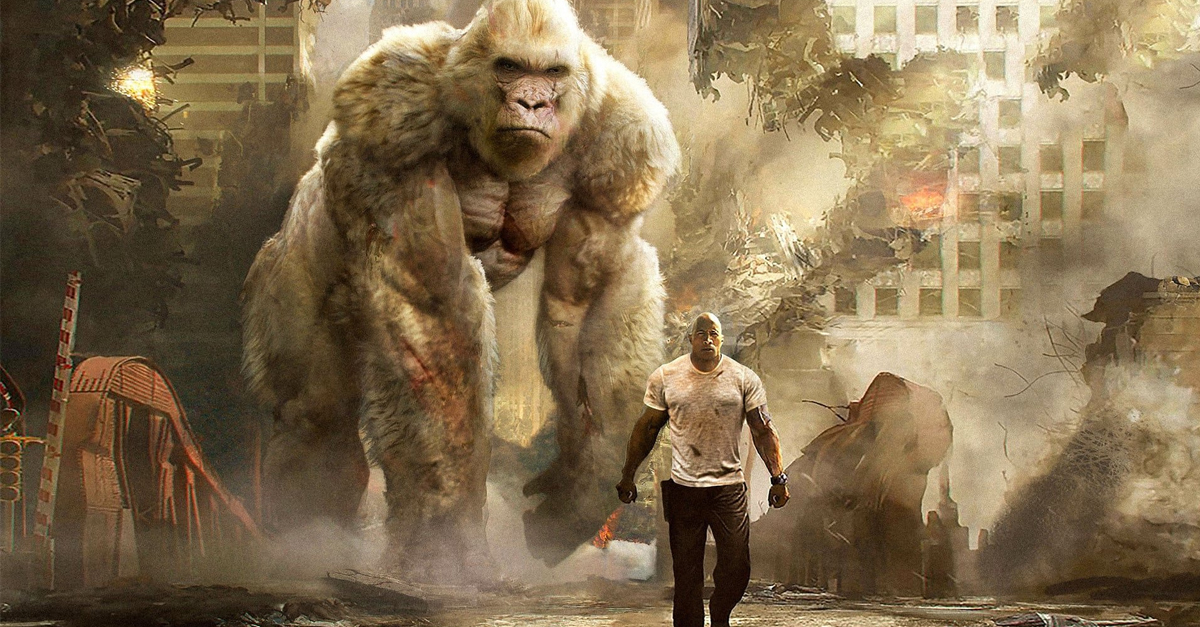 Globo exibe “Rampage: Destruição Total” no Temperatura Máxima deste domingo