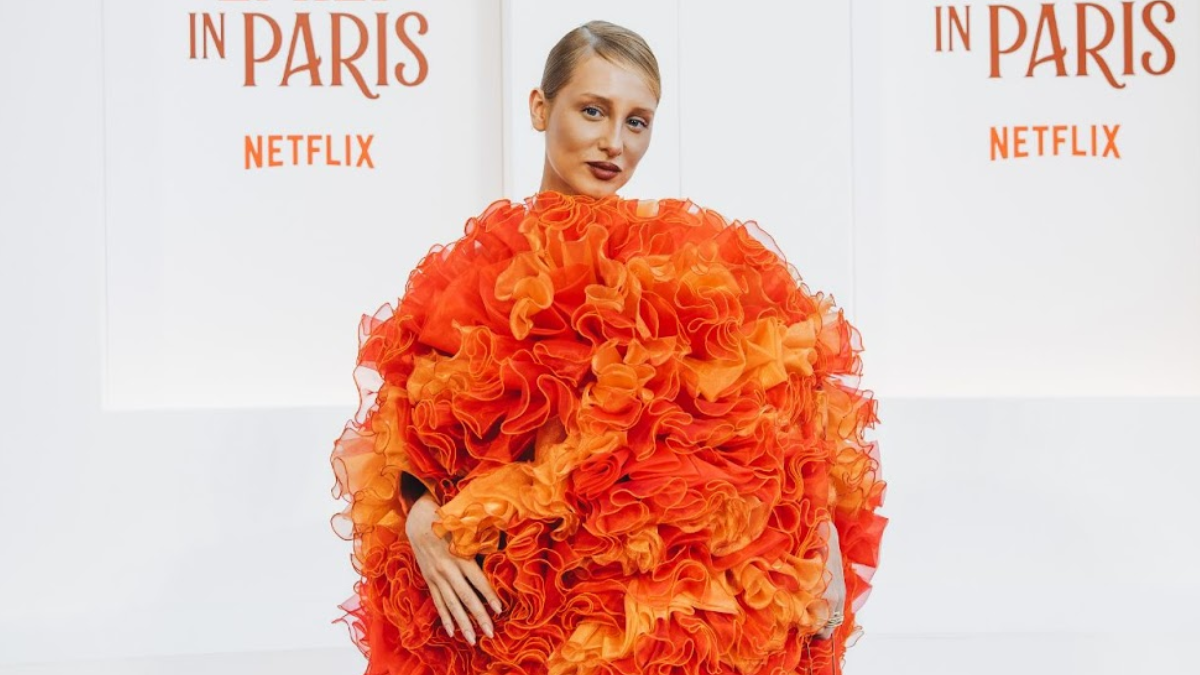 Malu Borges vai a première de “Emily em Paris” em Roma