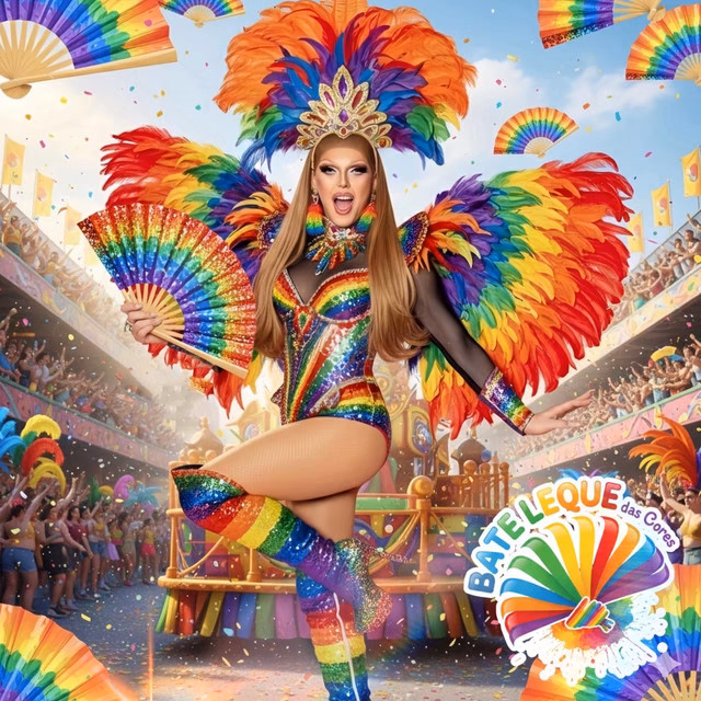 Bate Leque das Cores