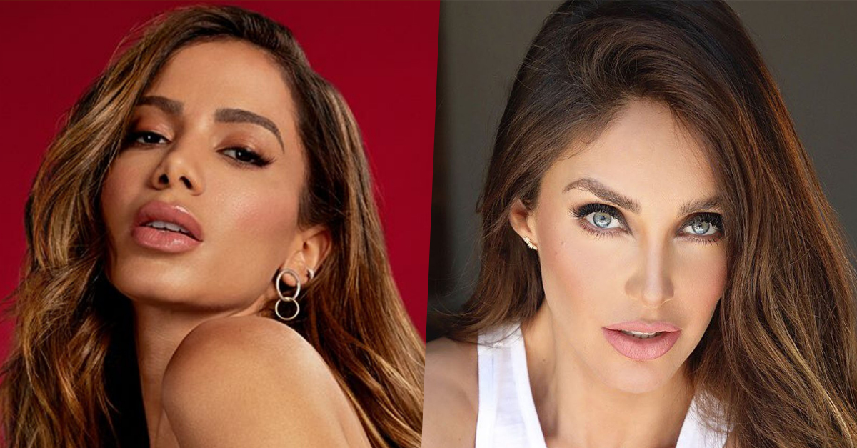 Anitta entra na brincadeira e canta “Sálvame” com Anahí no TikTok